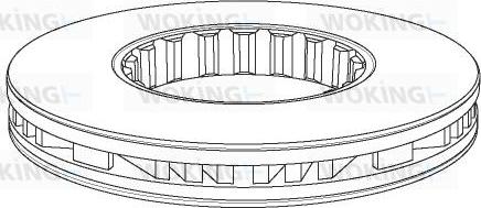 Woking NSA1161.20 - Disc frana aaoparts.ro