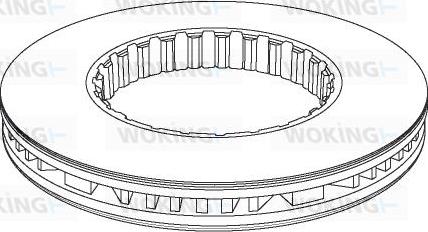 Woking NSA1177.20 - Disc frana aaoparts.ro