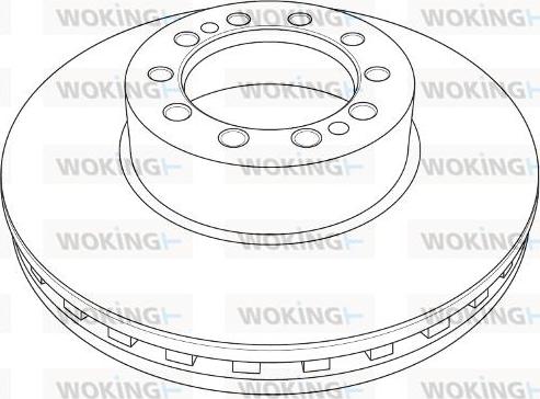 Woking NSA1210.20 - Disc frana aaoparts.ro