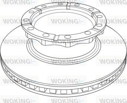 Woking NSA1222.20 - Disc frana aaoparts.ro