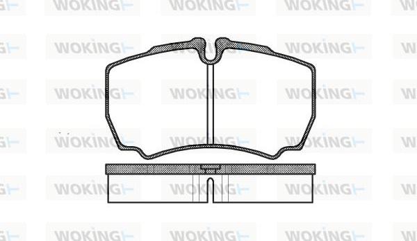 Woking P9493.00 - Set placute frana,frana disc aaoparts.ro
