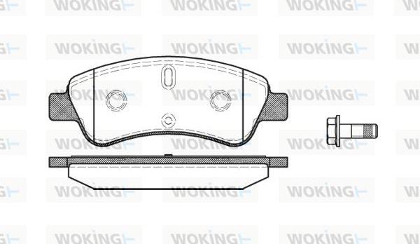Woking P9403.10 - Set placute frana,frana disc aaoparts.ro