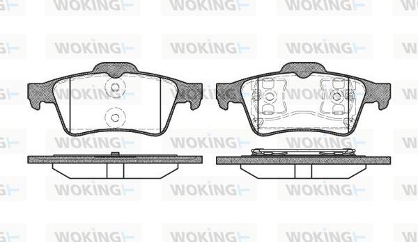 Woking P9423.00 - Set placute frana,frana disc aaoparts.ro