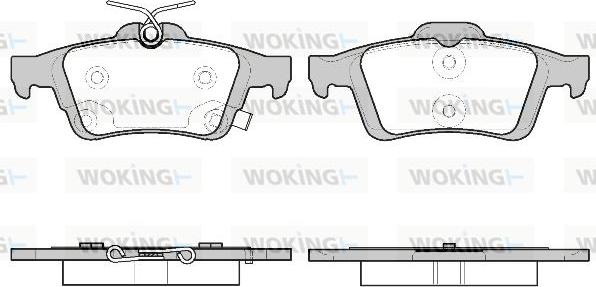 Woking P9423.11 - Set placute frana,frana disc aaoparts.ro