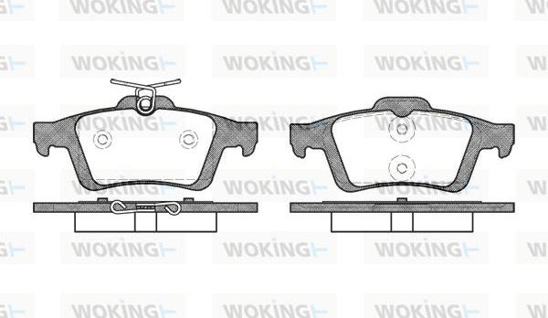Woking P9423.30 - Set placute frana,frana disc aaoparts.ro