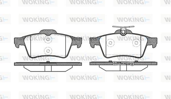 Woking P9423.20 - Set placute frana,frana disc aaoparts.ro