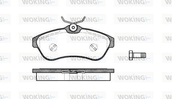 Woking P9803.00 - Set placute frana,frana disc aaoparts.ro