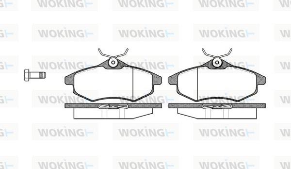 Woking P9813.00 - Set placute frana,frana disc aaoparts.ro