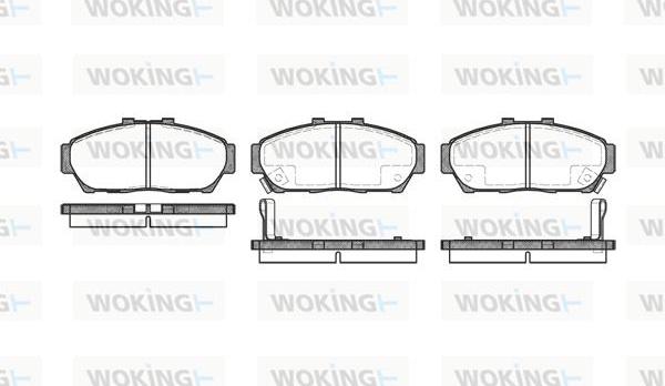 Woking P5643.02 - Set placute frana,frana disc aaoparts.ro