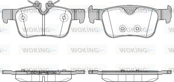 Woking P14513.10 - Set placute frana,frana disc aaoparts.ro