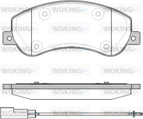 FMSI-VERBAND 9593D1555 - Set placute frana,frana disc aaoparts.ro