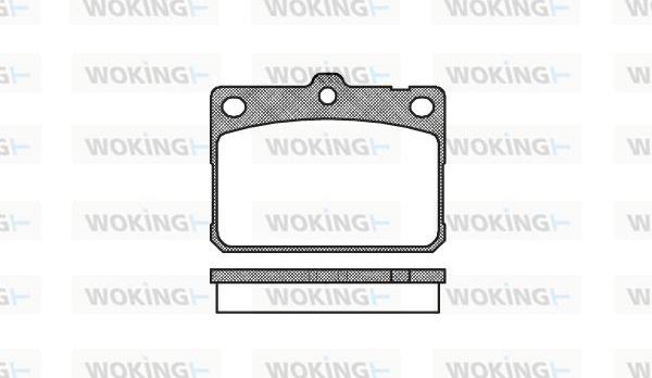 Woking P1793.30 - Set placute frana,frana disc aaoparts.ro