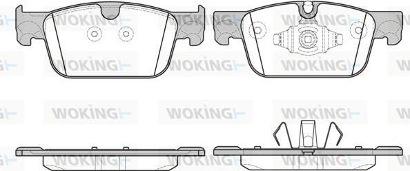 Woking P17923.10 - Set placute frana,frana disc aaoparts.ro