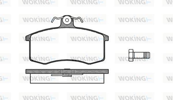 Woking P3213.00 - Set placute frana,frana disc aaoparts.ro