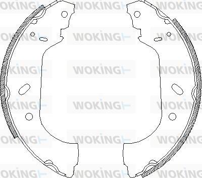 Woking Z4417.00 - Sabot frana aaoparts.ro