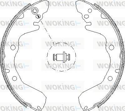 Woking Z4645.00 - Sabot frana aaoparts.ro
