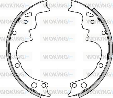 Woking Z4638.00 - Sabot frana aaoparts.ro