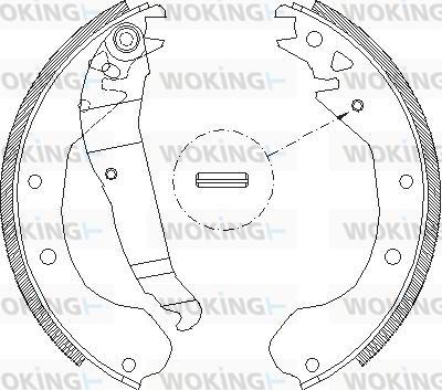 Woking Z4090.00 - Sabot frana aaoparts.ro