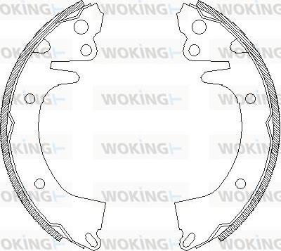 Woking Z4325.00 - Sabot frana aaoparts.ro