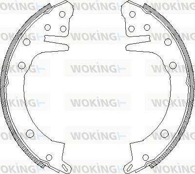 Woking Z4326.00 - Sabot frana aaoparts.ro