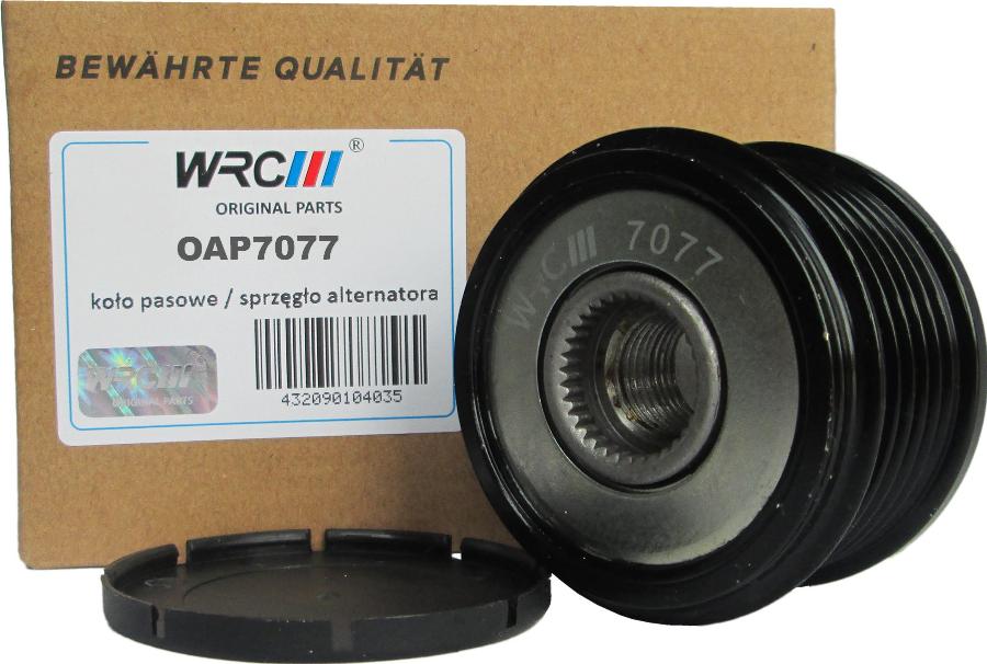 WRC 5807077 - Fulie, alternator aaoparts.ro