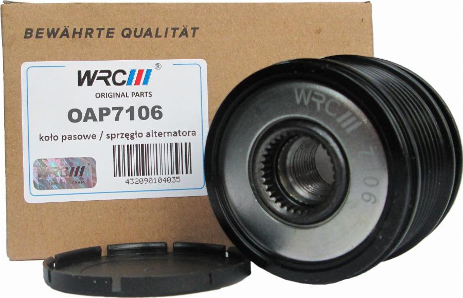 WRC 5807106 - Fulie, alternator aaoparts.ro