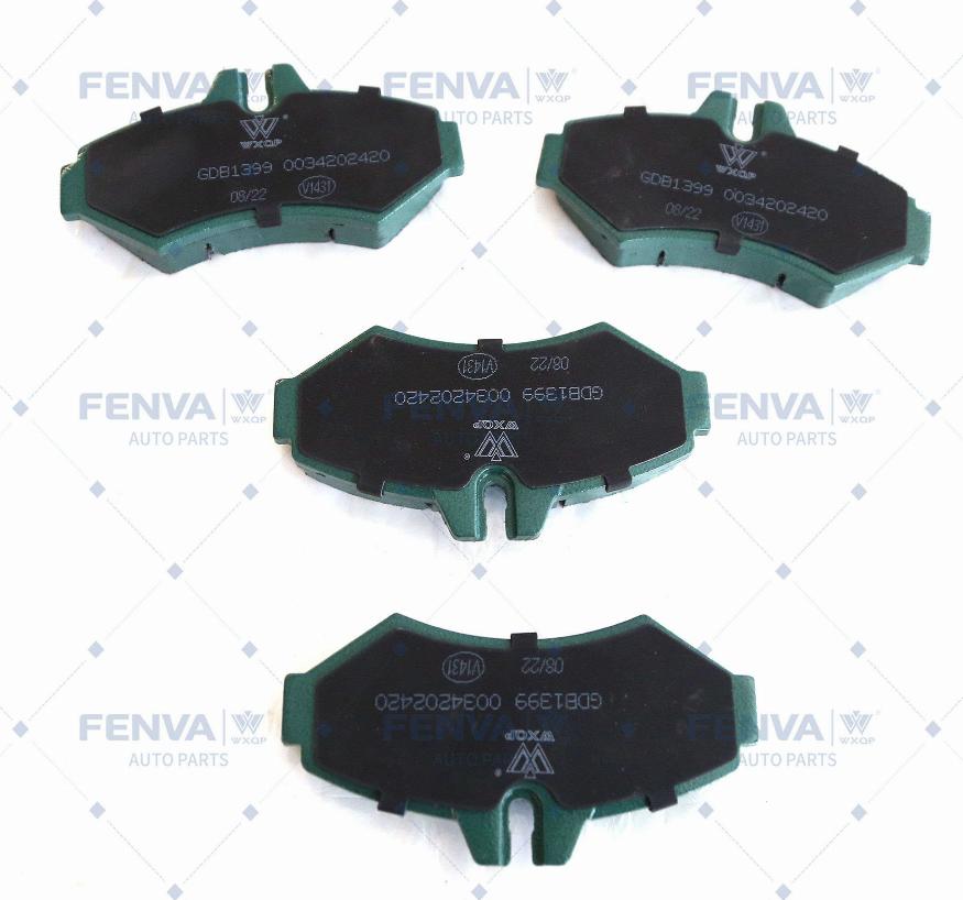 WXQP 140499 - Set placute frana,frana disc aaoparts.ro