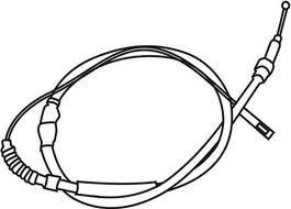 WXQP 140695 - Cablu, frana de parcare aaoparts.ro