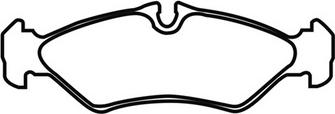 WXQP 140229 - Set placute frana,frana disc aaoparts.ro