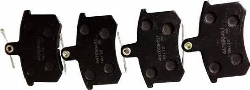 WXQP 341075 - Set placute frana,frana disc aaoparts.ro