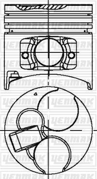 Yenmak 39-04372-000 - Piston aaoparts.ro