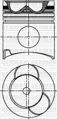 Yenmak 31-04943-000 - Piston aaoparts.ro