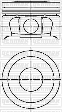 Yenmak 31-04929-000 - Piston aaoparts.ro