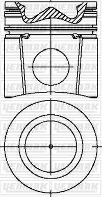 Yenmak 31-04353-000 - Piston aaoparts.ro