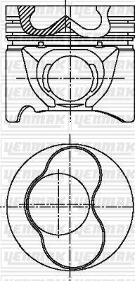 Yenmak 31-04301-000 - Piston aaoparts.ro