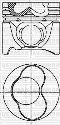 Yenmak 31-04302-000 - Piston aaoparts.ro