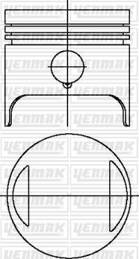 Yenmak 31-04270-000 - Piston aaoparts.ro