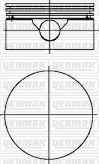 Yenmak 31-04752-000 - Piston aaoparts.ro