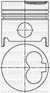 Yenmak 31-03908-000 - Piston aaoparts.ro