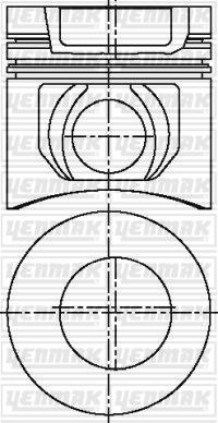 Yenmak 31-03650-000 - Piston aaoparts.ro
