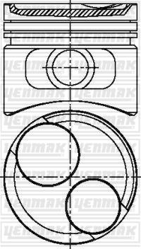 Yenmak 31-03801-000 - Piston aaoparts.ro