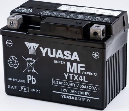 Yuasa YTX4L - Baterie de pornire aaoparts.ro