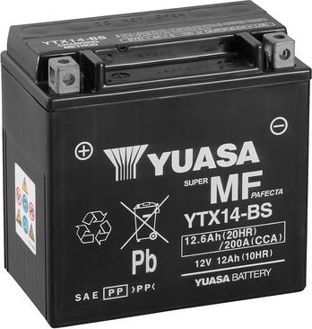 Yuasa YTX14-BS(CP) - Baterie de pornire aaoparts.ro