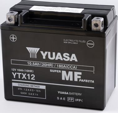 Yuasa YTX12 - Baterie de pornire aaoparts.ro
