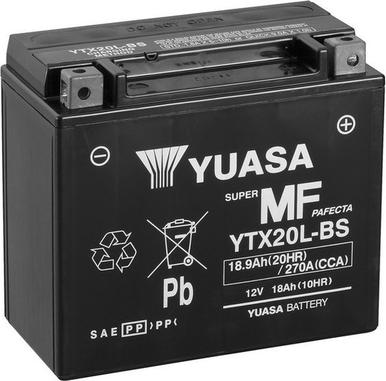 Yuasa YTX20L-BS - Baterie de pornire aaoparts.ro