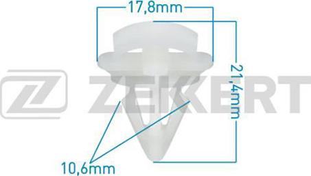 Zekkert BE-1997 - Clips, acoperire decorativa si protectie aaoparts.ro