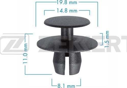 Zekkert BE-3593 - Clips, acoperire decorativa si protectie aaoparts.ro