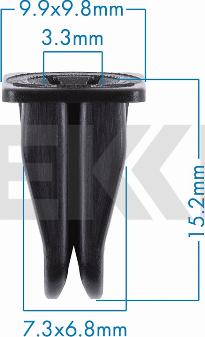 Zekkert BE-3758 - Clips, acoperire decorativa si protectie aaoparts.ro