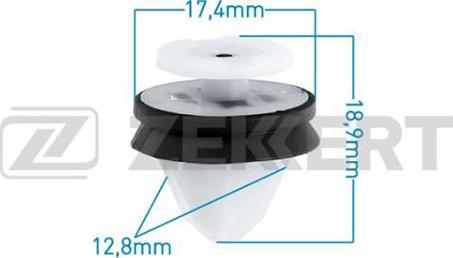 Zekkert BE-2074 - Clips, acoperire decorativa si protectie aaoparts.ro