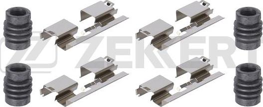 Zekkert BR-1495 - Set accesorii, placute frana aaoparts.ro